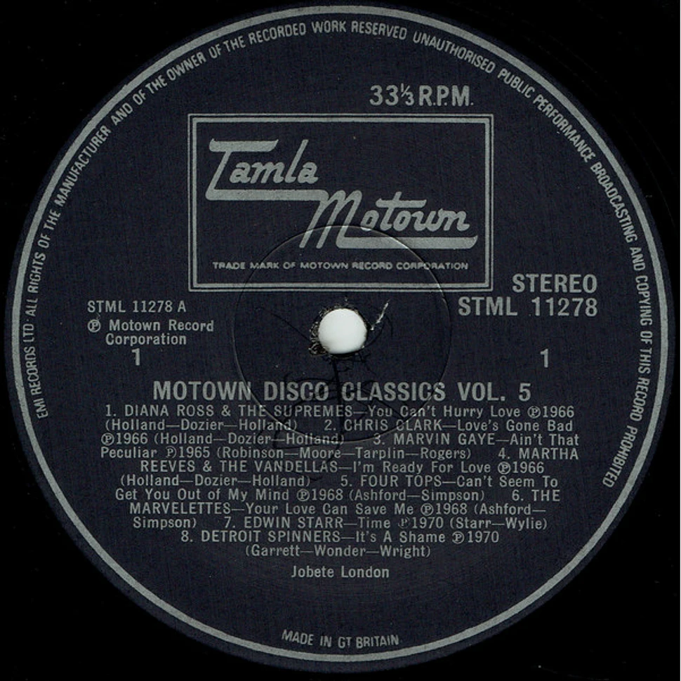 V.A. - Motown Disco Classics Vol. 5