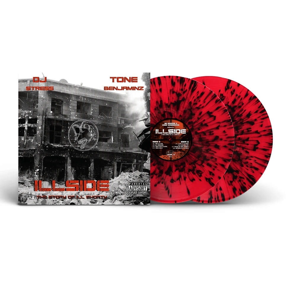 DJ Stress & Tone Benjaminz - Illside (The Story Of Ill Shorty) Splatter Vinyl Edition