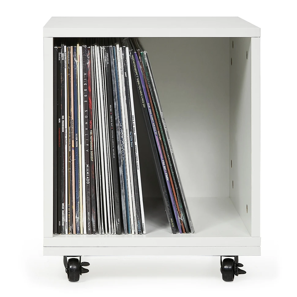 Record Box - Vinyl Record Storage - Rollcontainer 12" Aufbewahrung (110)