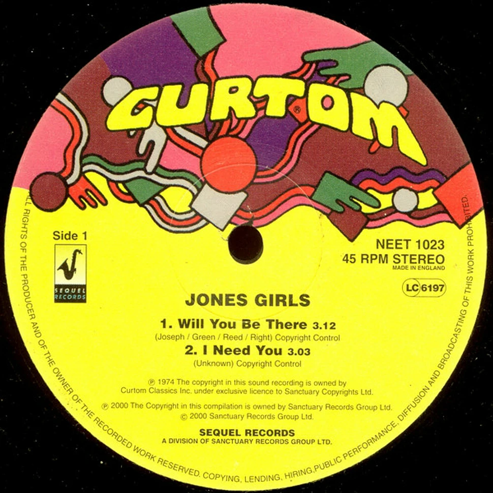 The Jones Girls - Will You Be There
