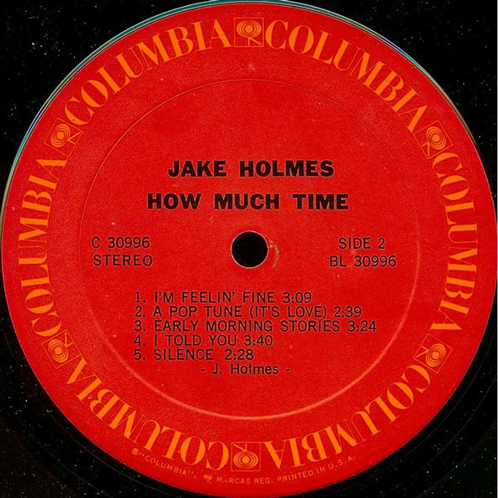 Jake Holmes - How Much Time