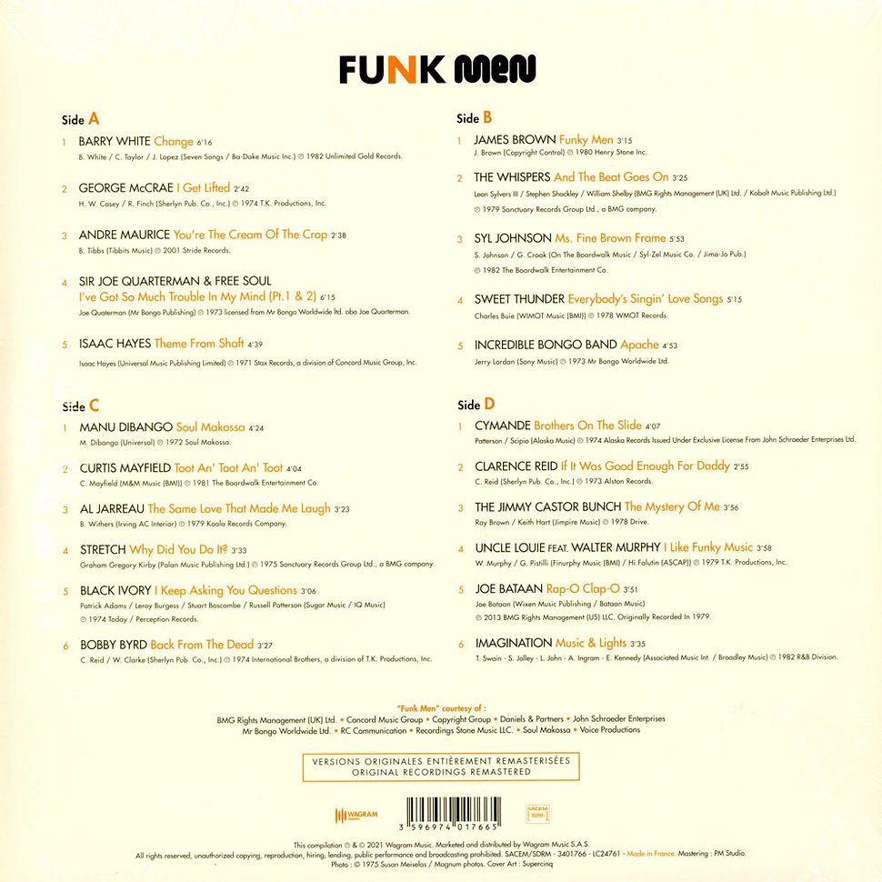 V.A. - Funk Men - Groovy Anthems By The Kings Of Funk