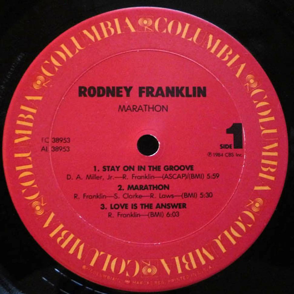 Rodney Franklin - Marathon