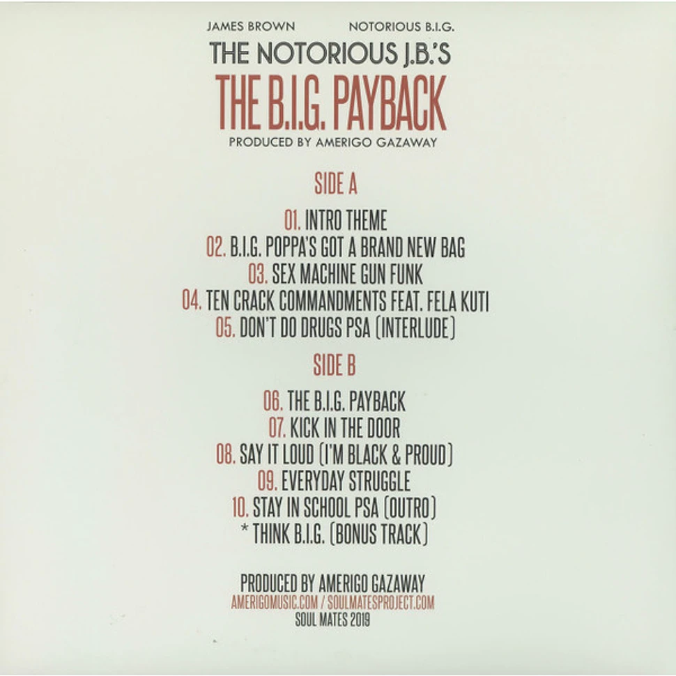 Amerigo Gazaway - The Notorious J.B.'s: The B.I.G. Payback