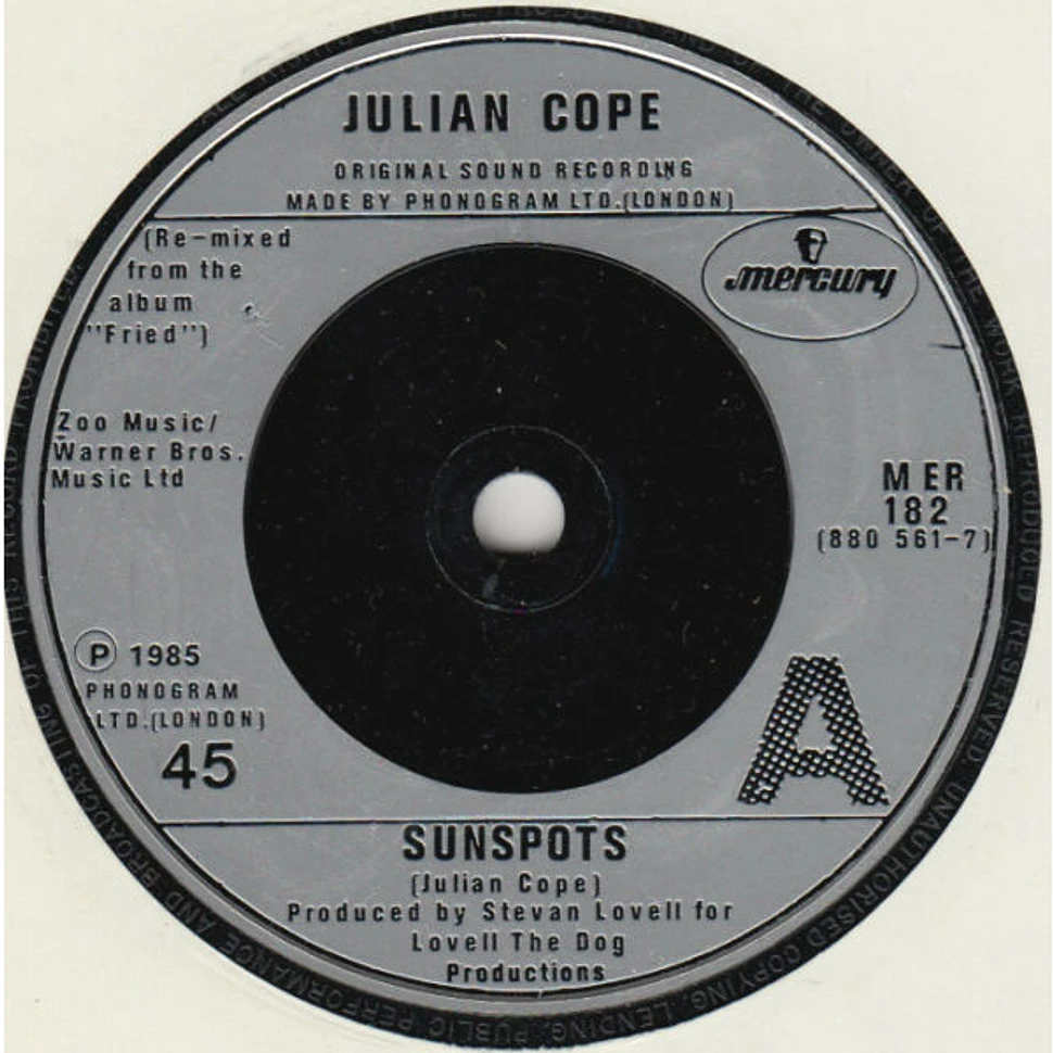 Julian Cope - Sunspots EP
