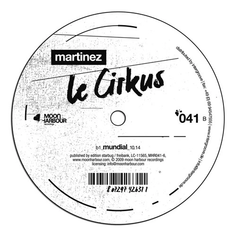 Martinez - Le Cirkus