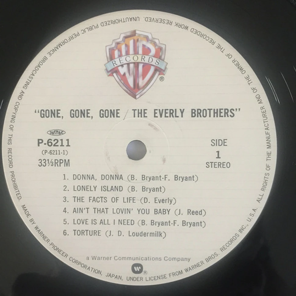 Everly Brothers - Gone, Gone, Gone