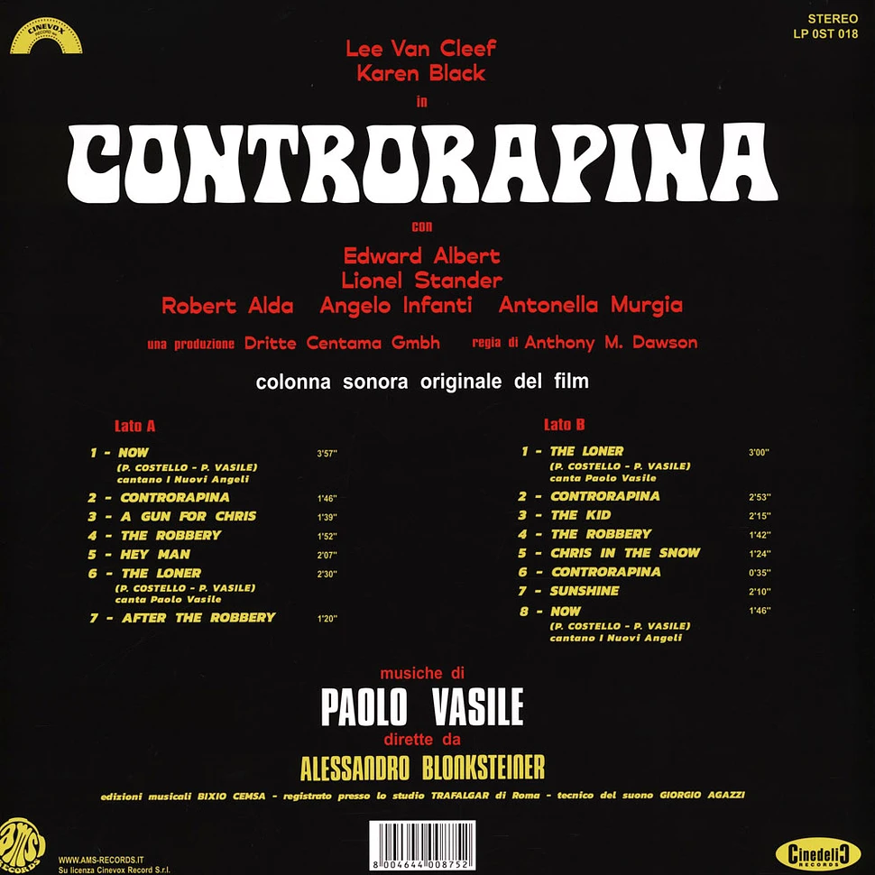 Paolo Vasile - Controrapina Colored Vinyl Edition