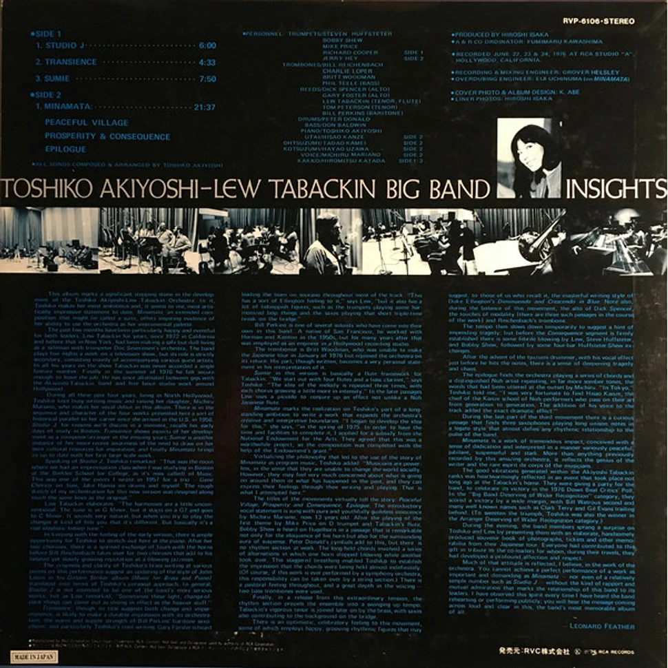 Toshiko Akiyoshi-Lew Tabackin Big Band - Insights