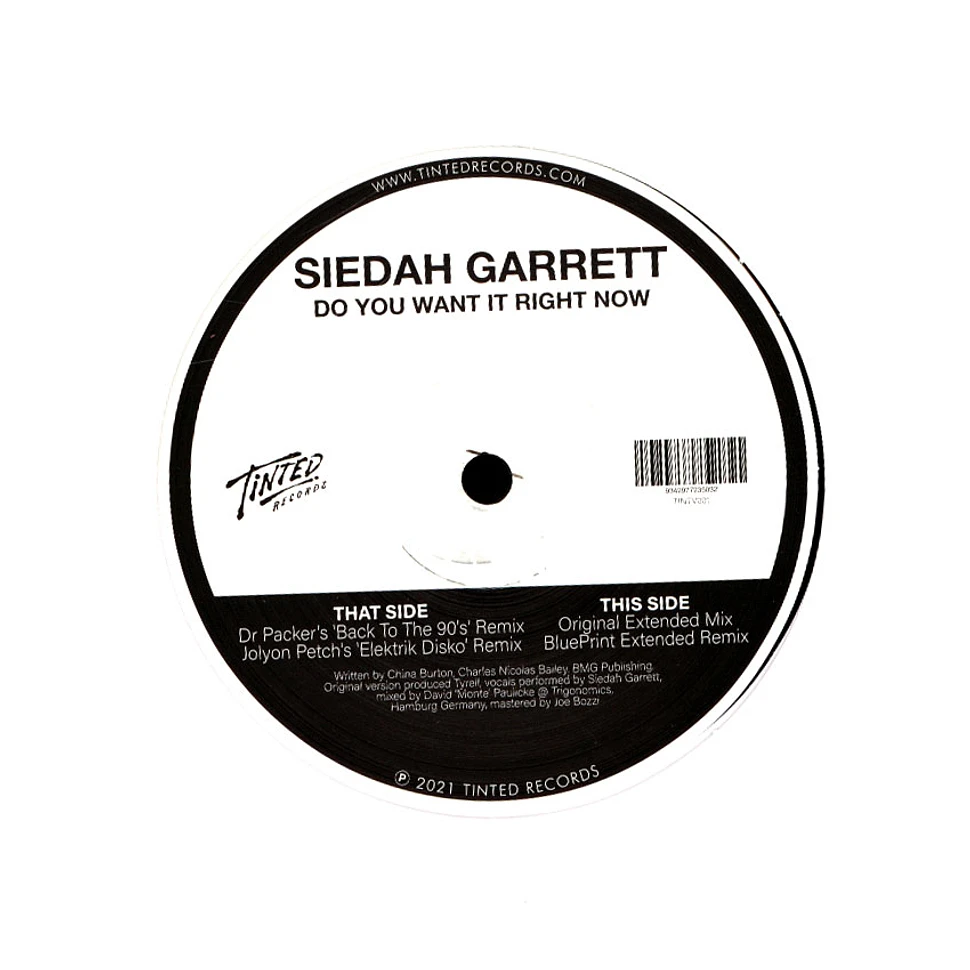 Siedah Garrett - Do You Want It Right Now Remixes