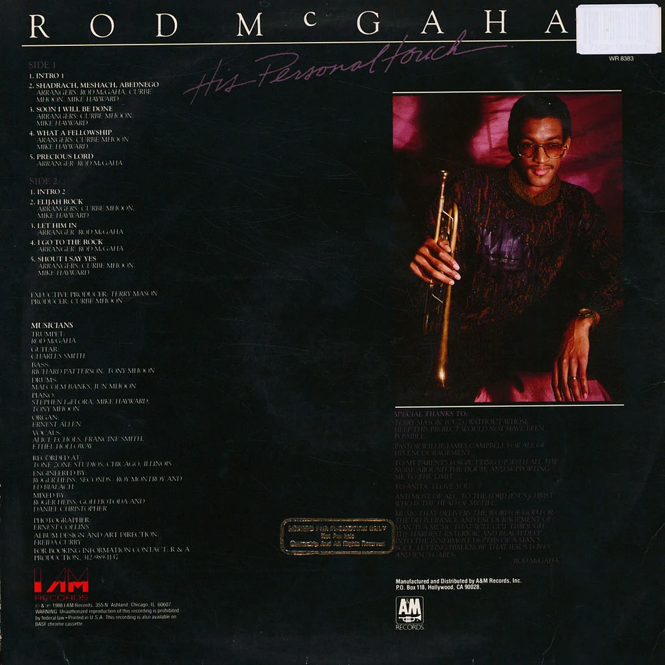 Rod McGaha - His Personal Touch