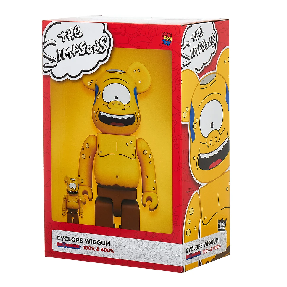 Medicom Toy - 100% + 400% Simpsons Cyclops Be@rbrick Toy (Assorted