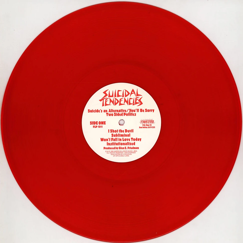 Suicidal Tendencies - Suicidal Tendencies Transparent Red Vinyl Edition