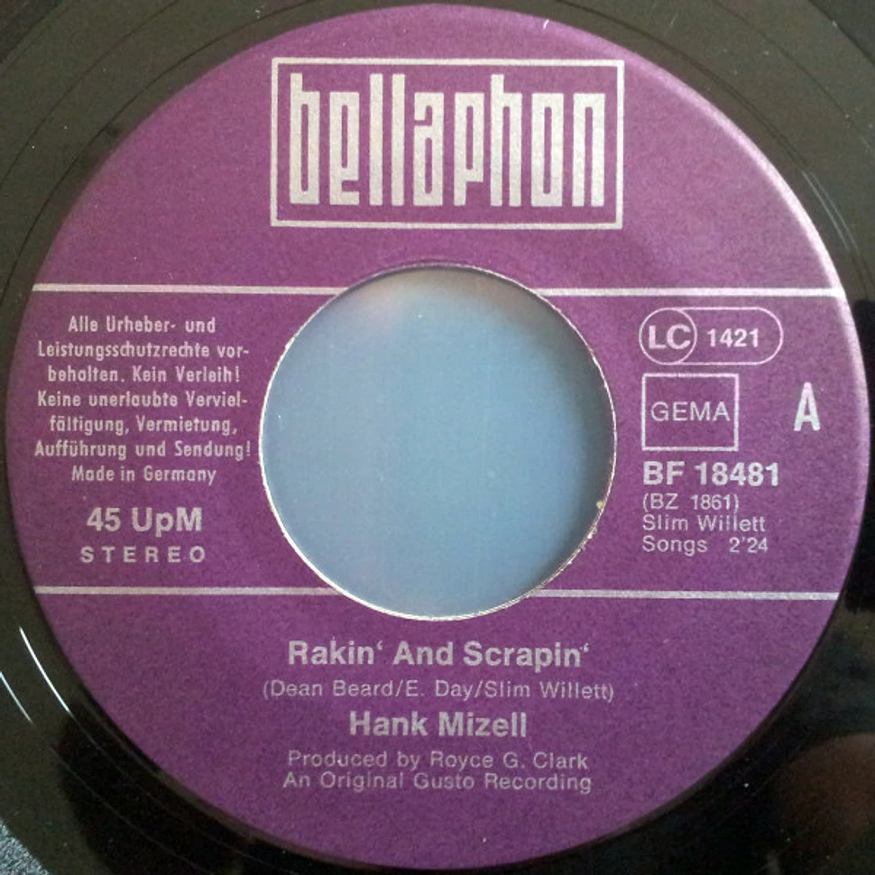 Hank Mizell - Rakin' And Scrapin'