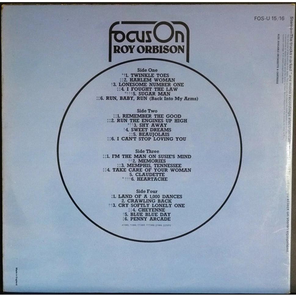 Roy Orbison - Focus On Roy Orbison