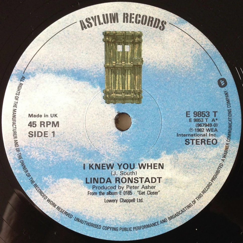 Linda Ronstadt - I Knew You When
