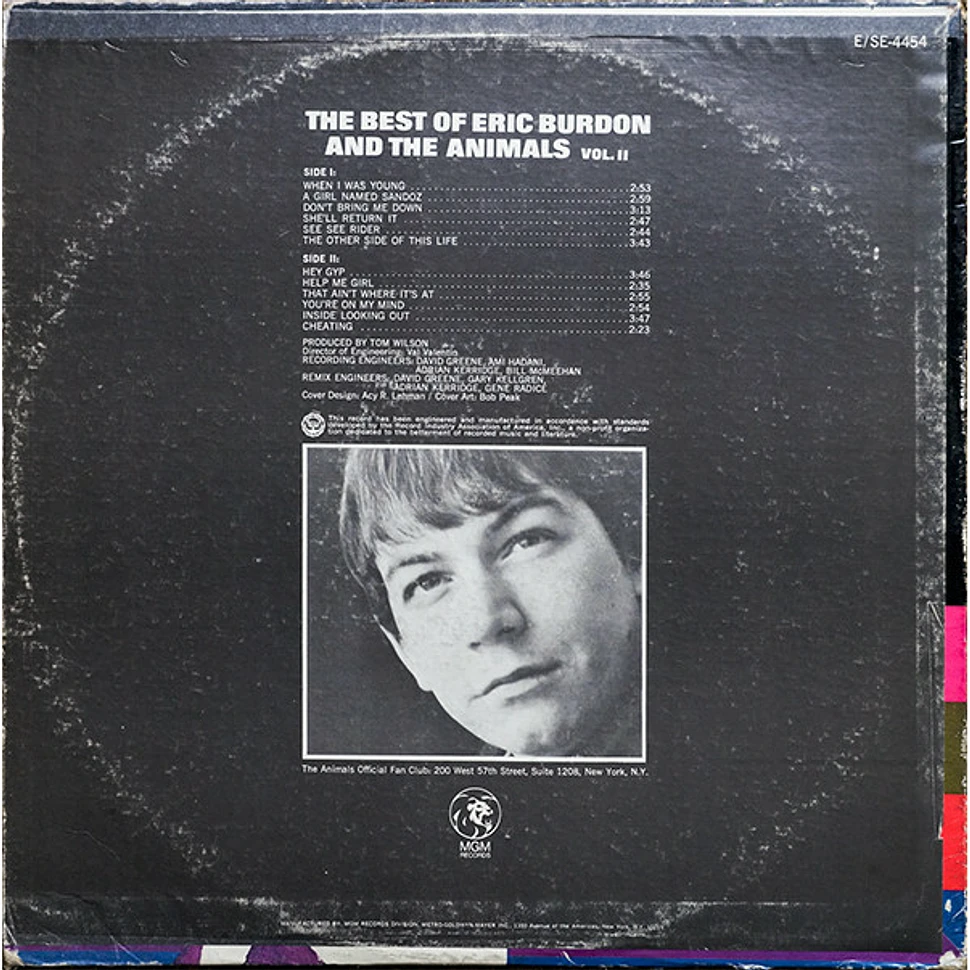 Eric Burdon & The Animals - The Best Of Eric Burdon And The Animals Vol. II