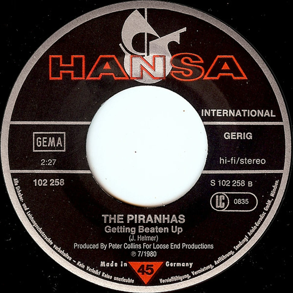 The Piranhas - Tom Hark