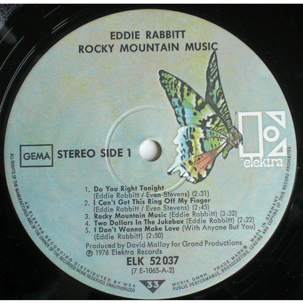 Eddie Rabbitt - Rocky Mountain Music
