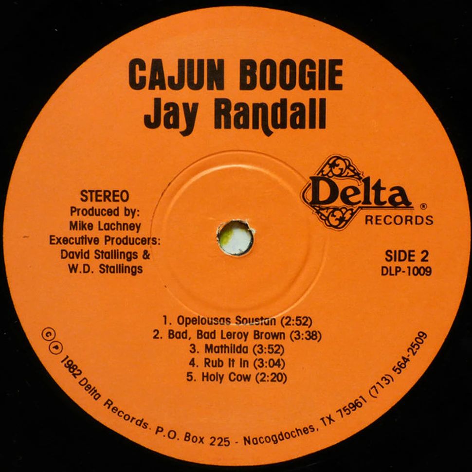 Jay Randall - Cajun Boogie