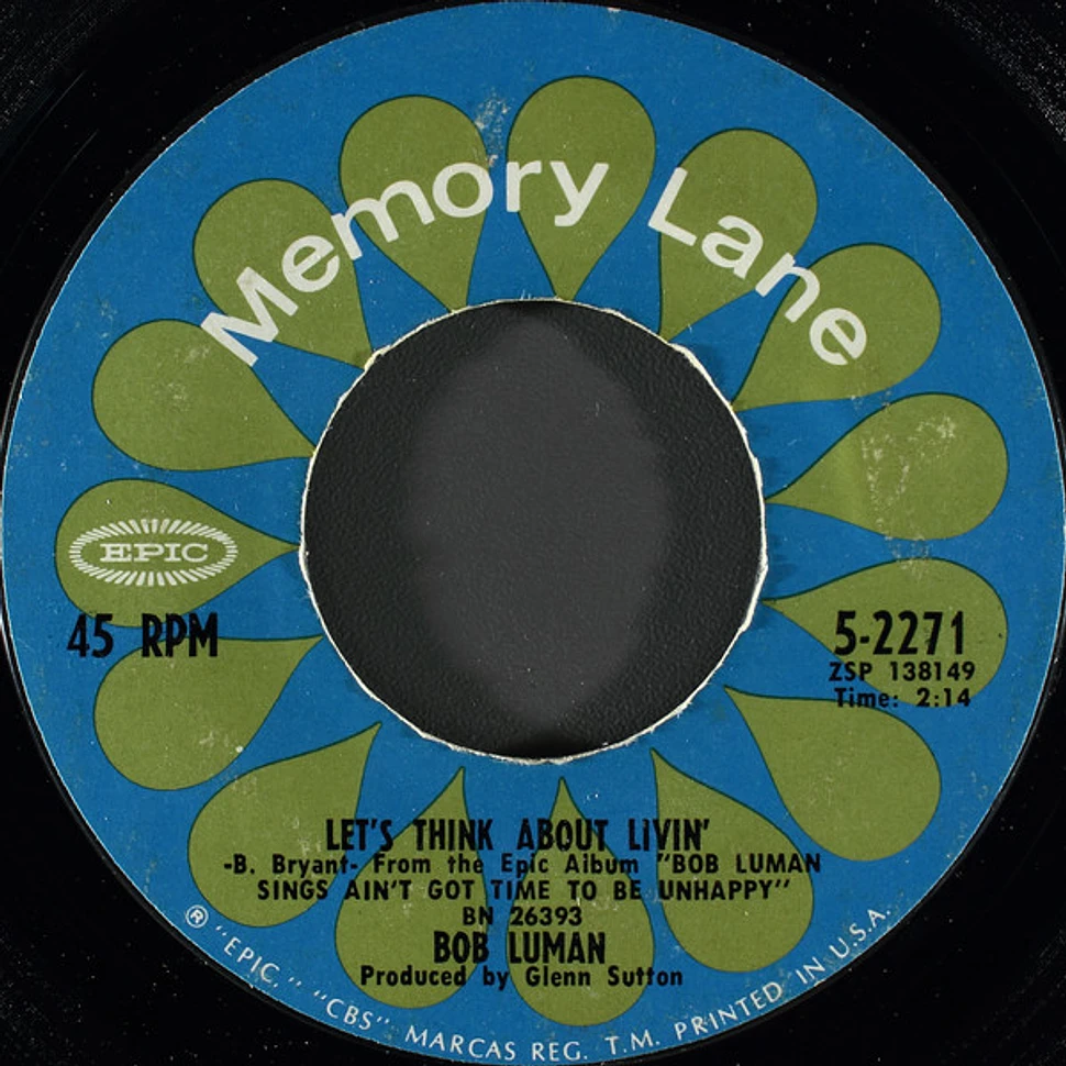 Bob Luman - Let's Think About Livin' / Memphis
