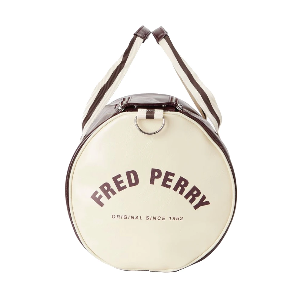 Fred Perry Classic Barrel Bag Port Ecru Hhv