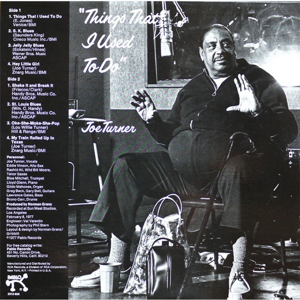 Big Joe Turner - Things That I Used To Do