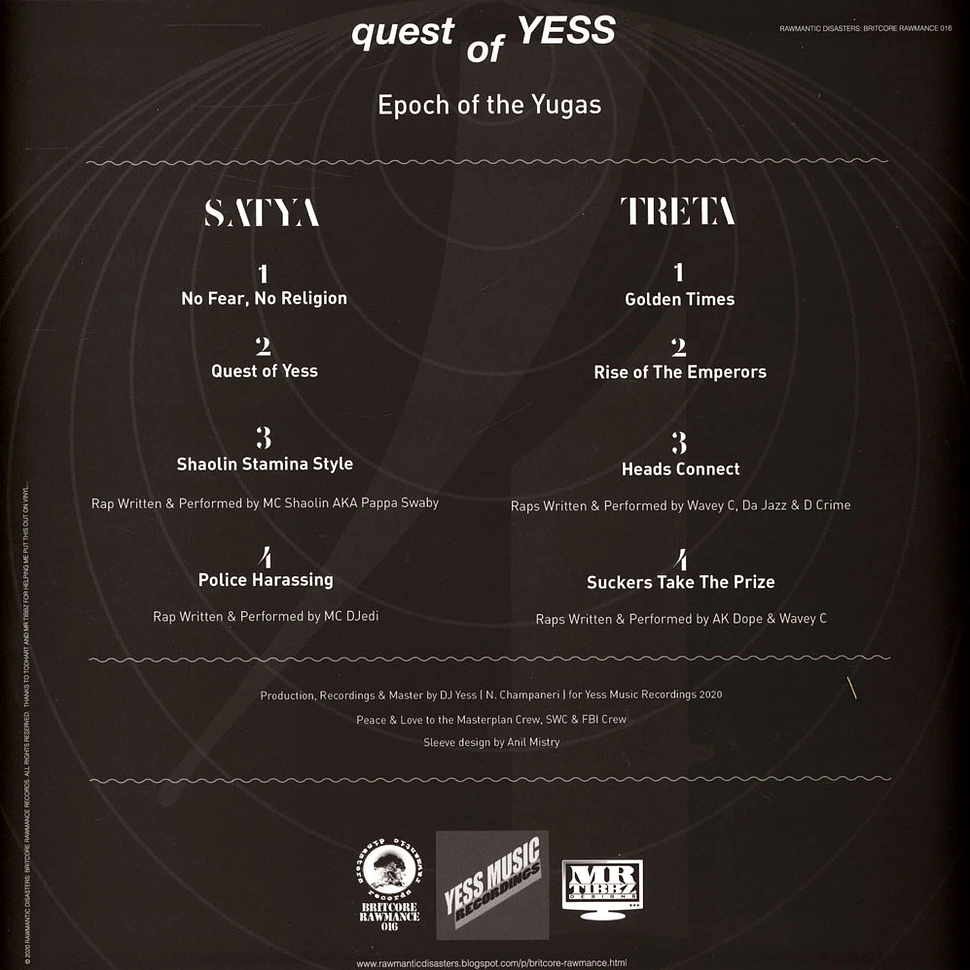 DJ Yess - Quest Of Yess Blue Vinyl Edition