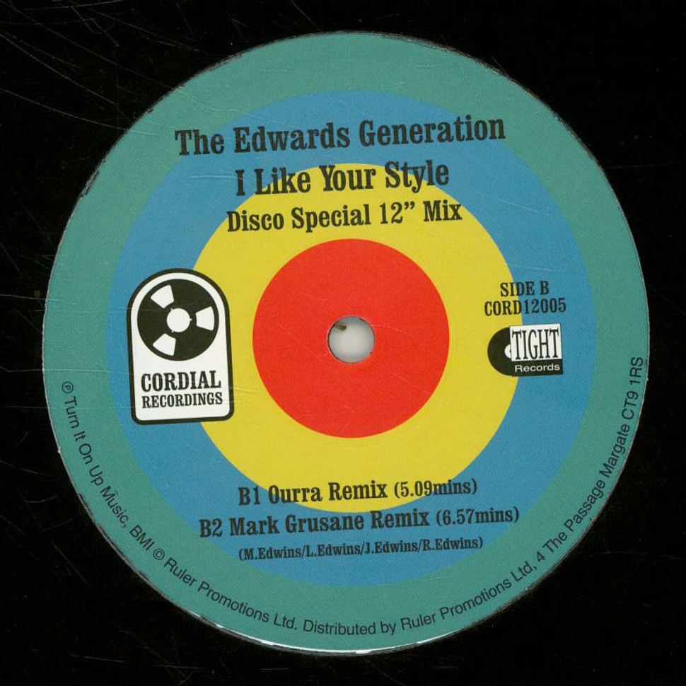 The Edwards Generation - I Like Your Style Remixes