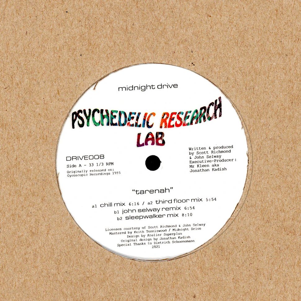 Psychedelic Research Lab - Tarenah