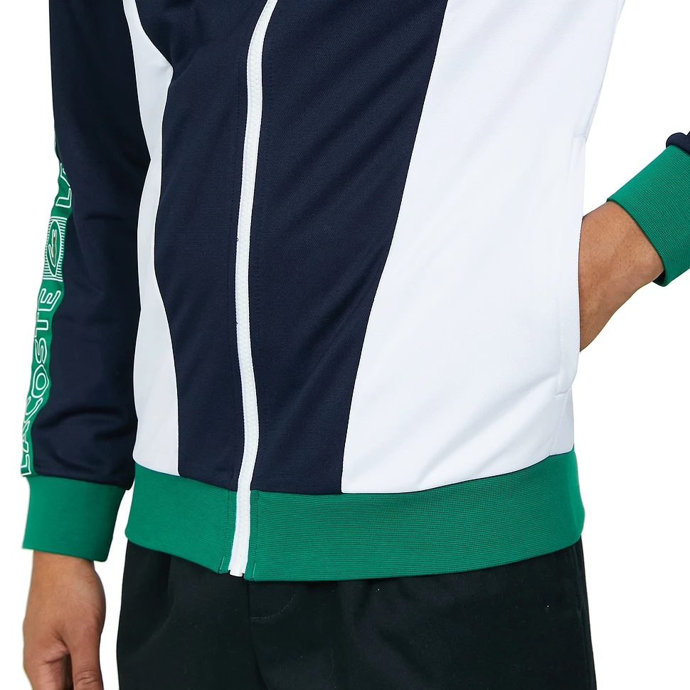 Lacoste - Branded Band Colorblock Zippered Jacket