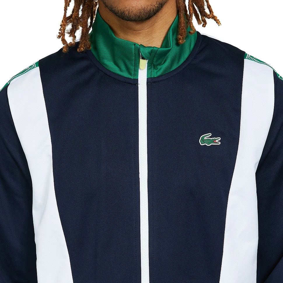 Lacoste - Branded Band Colorblock Zippered Jacket