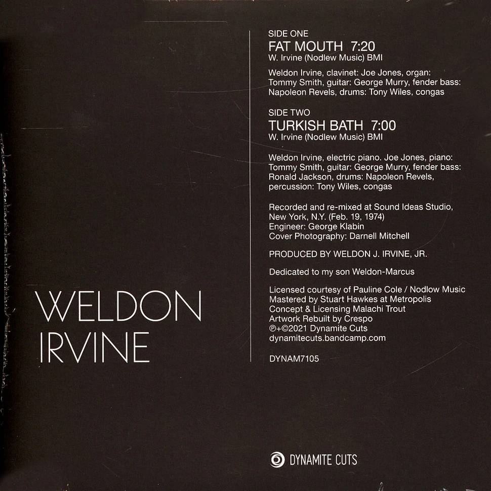 Weldon Irvine - Fat Mouth / Turkish Bath