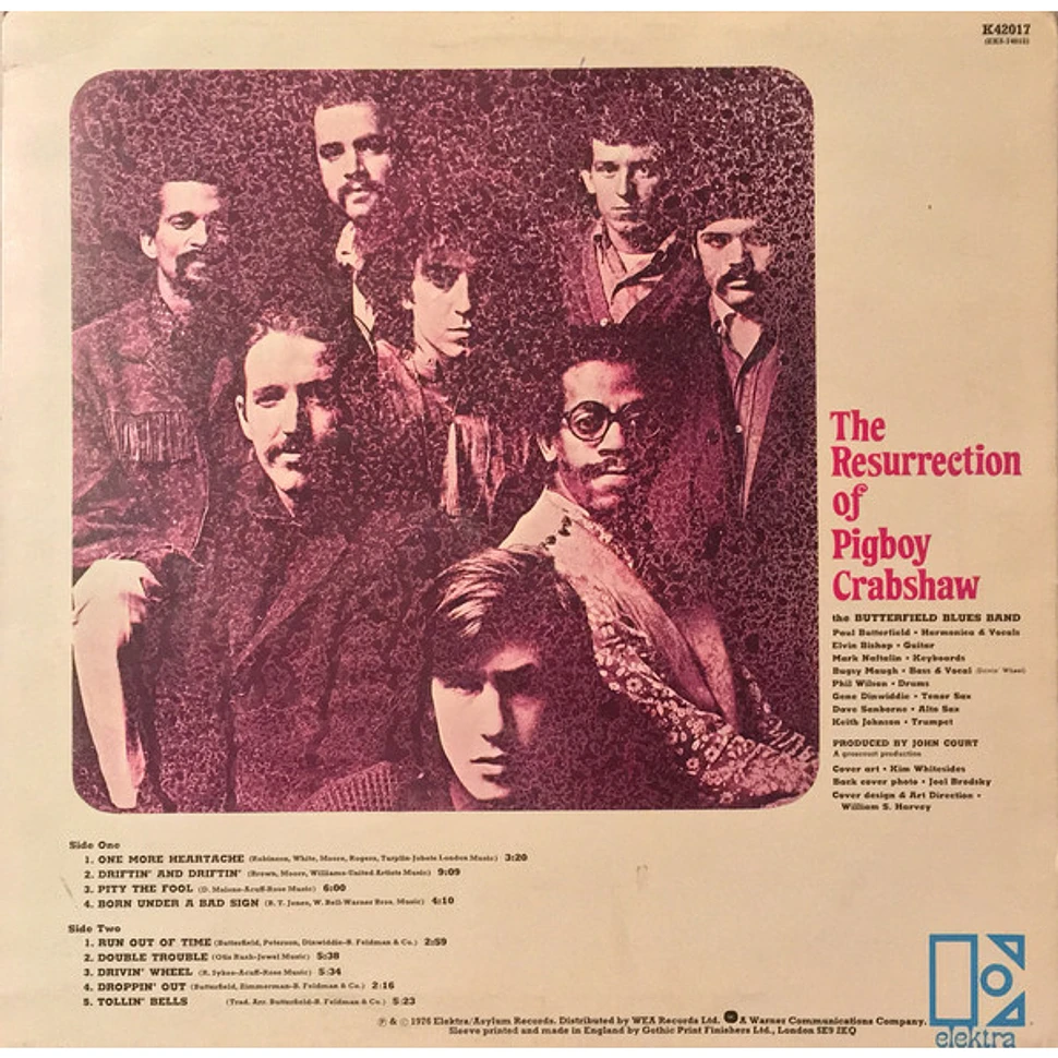 The Paul Butterfield Blues Band - The Resurrection Of Pigboy Crabshaw
