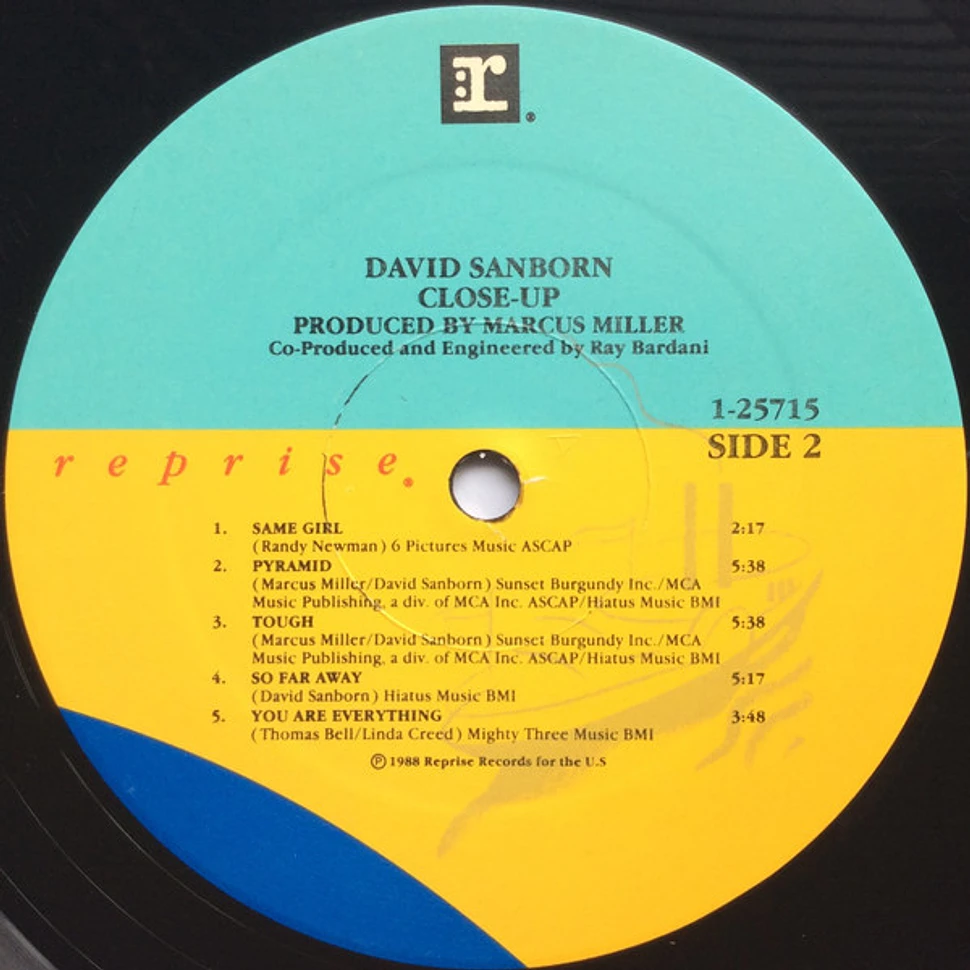 David Sanborn - Close-Up