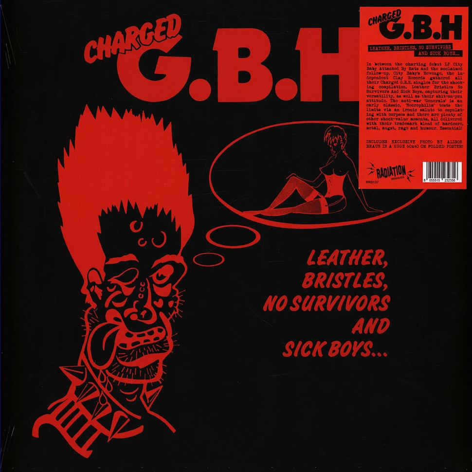 GBH - Leather, Bristles, No Survivors And Sick Boys Black Vinyl Edition