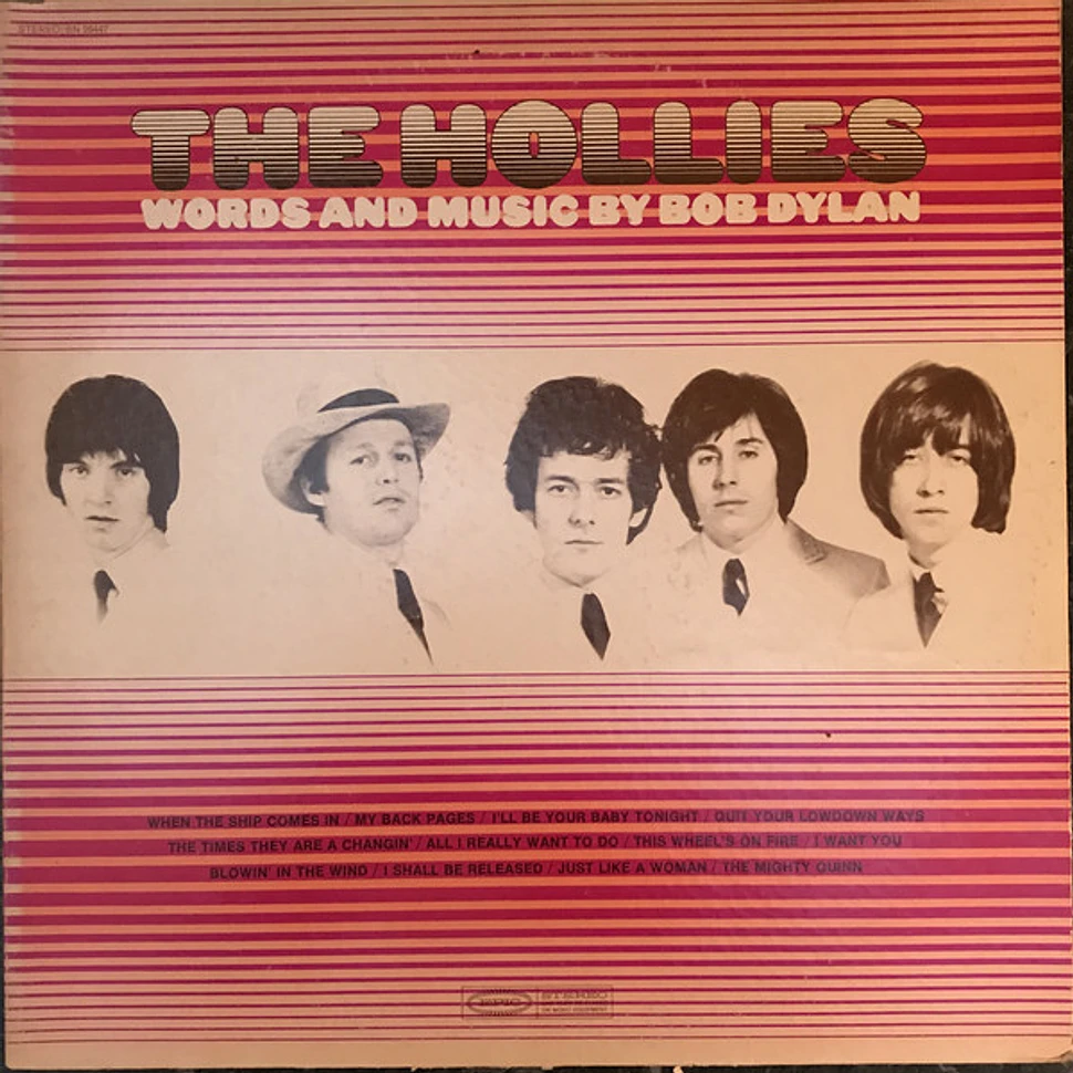 The Hollies - Words And Music By Bob Dylan