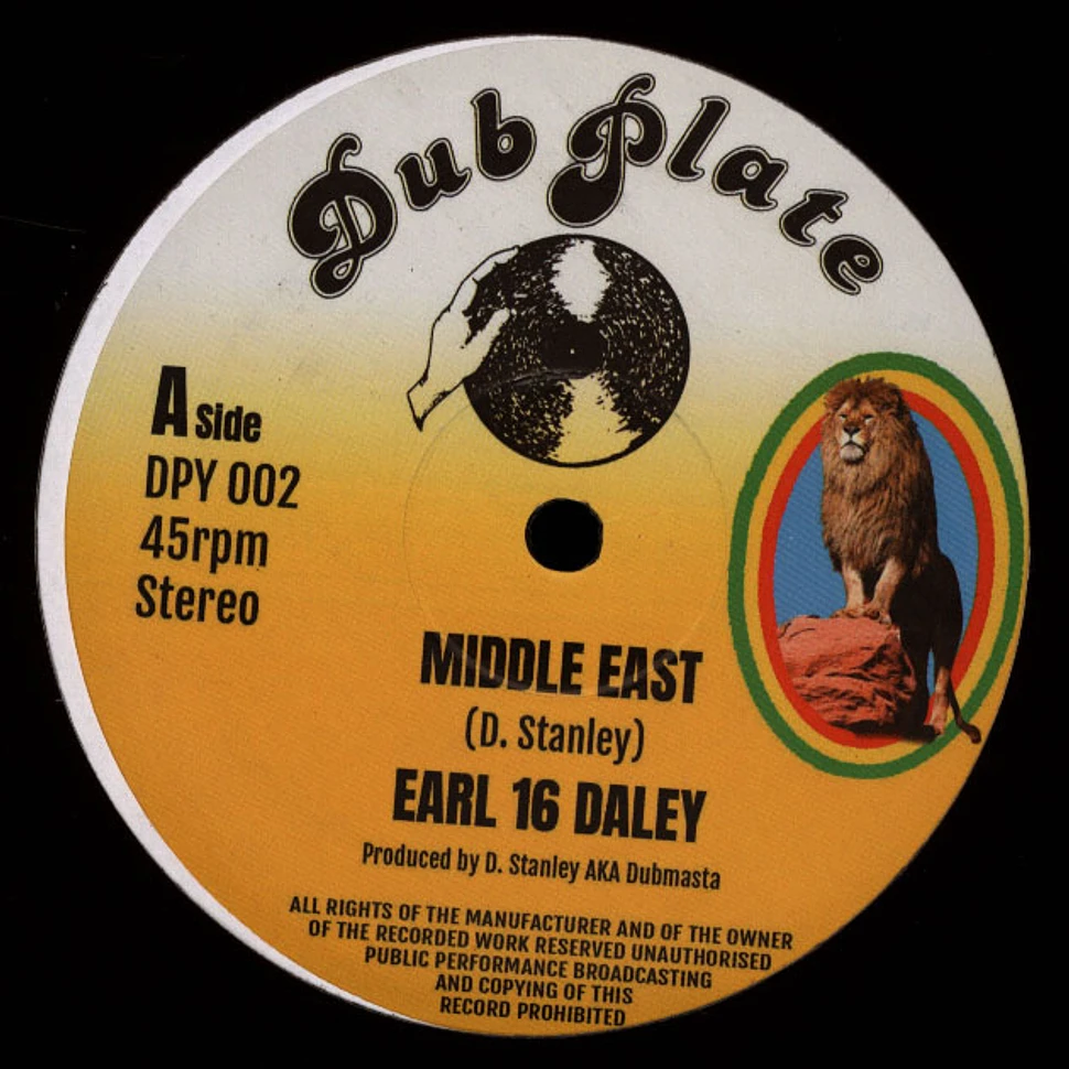 Earl 16 Daley / Dubmasta - Middle East / Dub