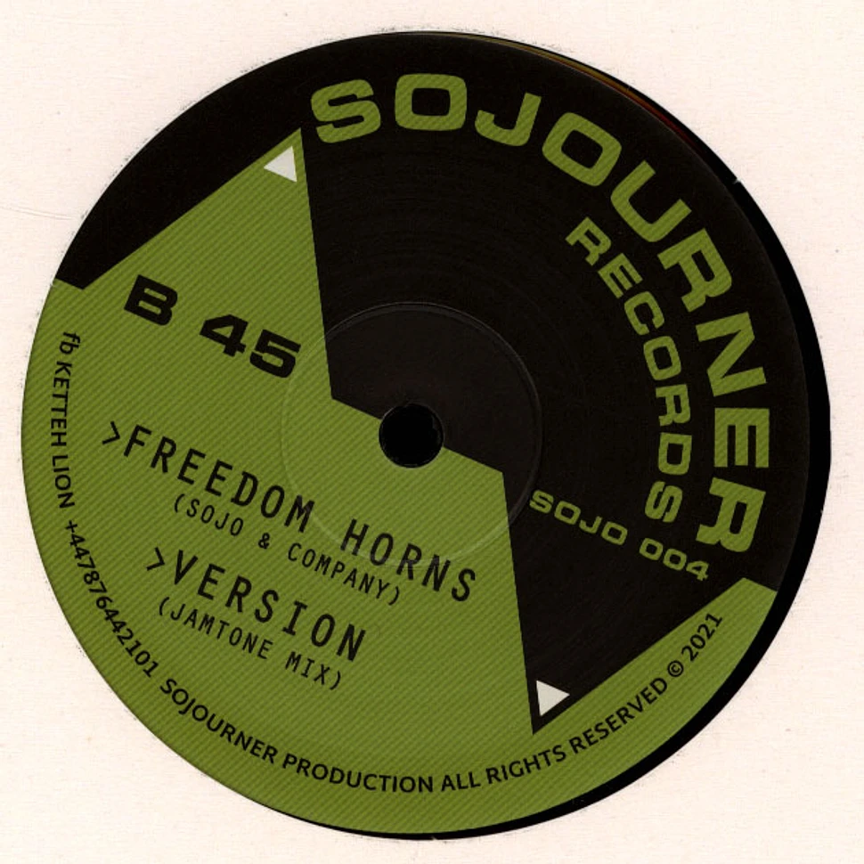 Ras Tali, Jamtone Mix / Sojo & Company, Jamtone Mix - Farm, Version / Freedom Horns, Version