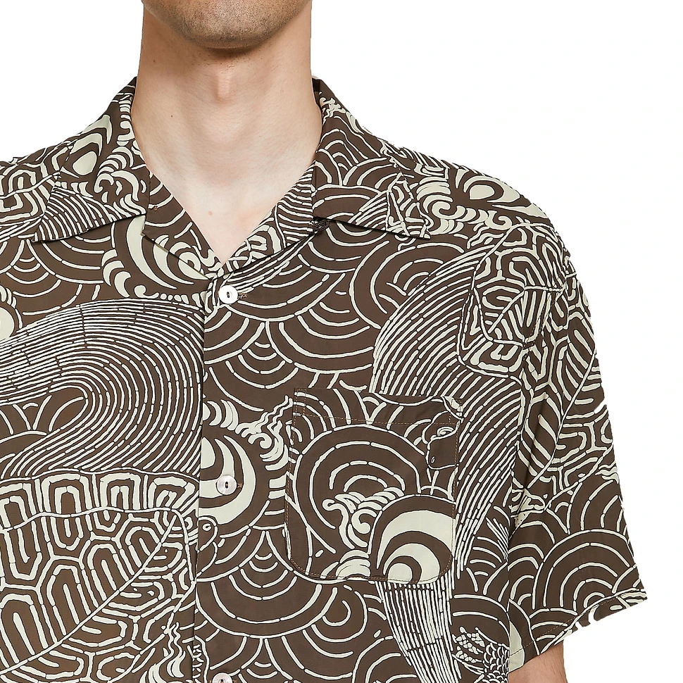 orSlow - Turtle Print Hawaiian Shirt