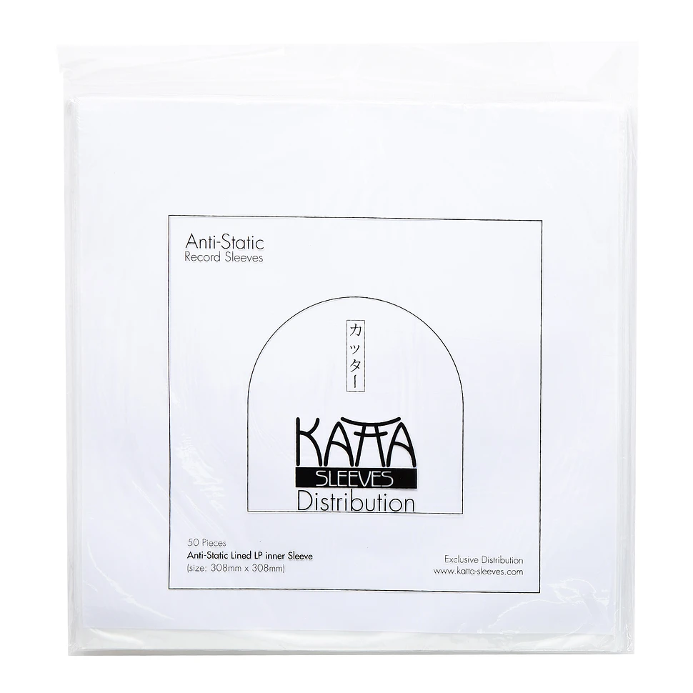 KATTA - 12" Vinyl LP Innenhüllen KATTA Sleeves (Anti-Static Lined Inner Sleeves without Arrows)