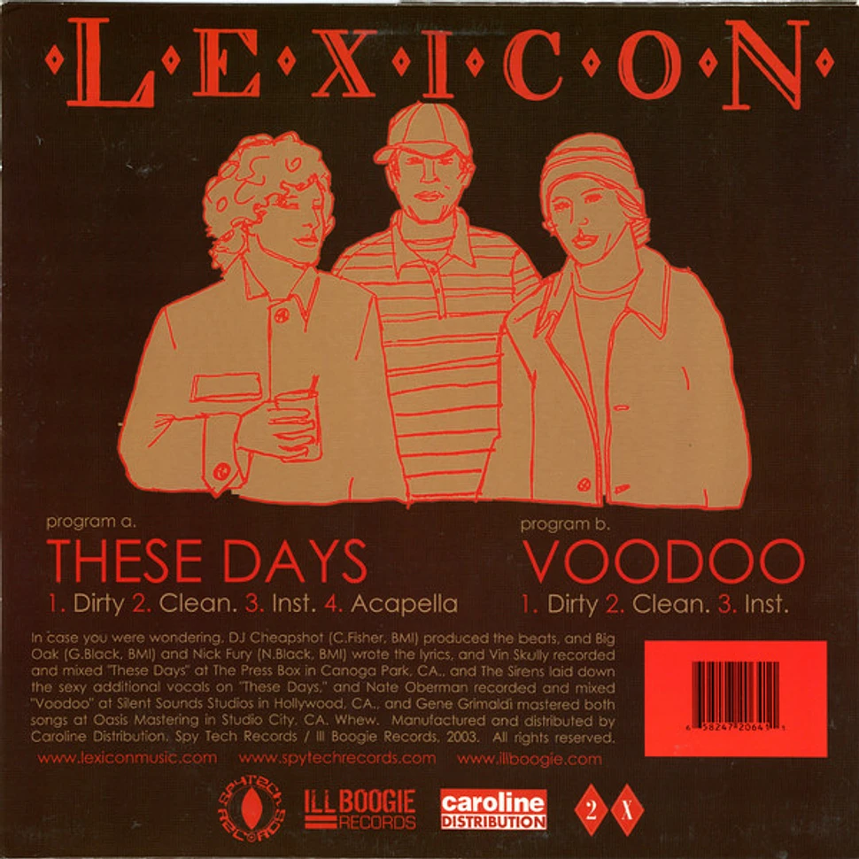 Lexicon - These Days / Voodoo