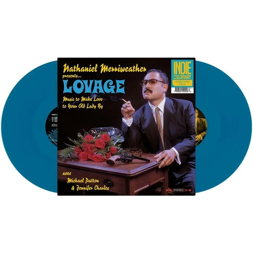 Nathaniel Merriweather Presents Lovage Avec Michael Patton & Jennifer Charles - Music To Make Love To Your Old Lady By Turquoise Vinyl Edition