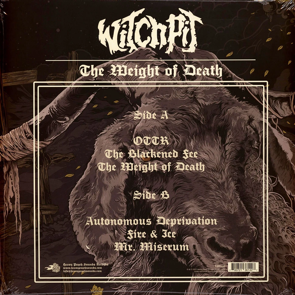 Witchpit - The Weight Of Death Black Vinyl Edition