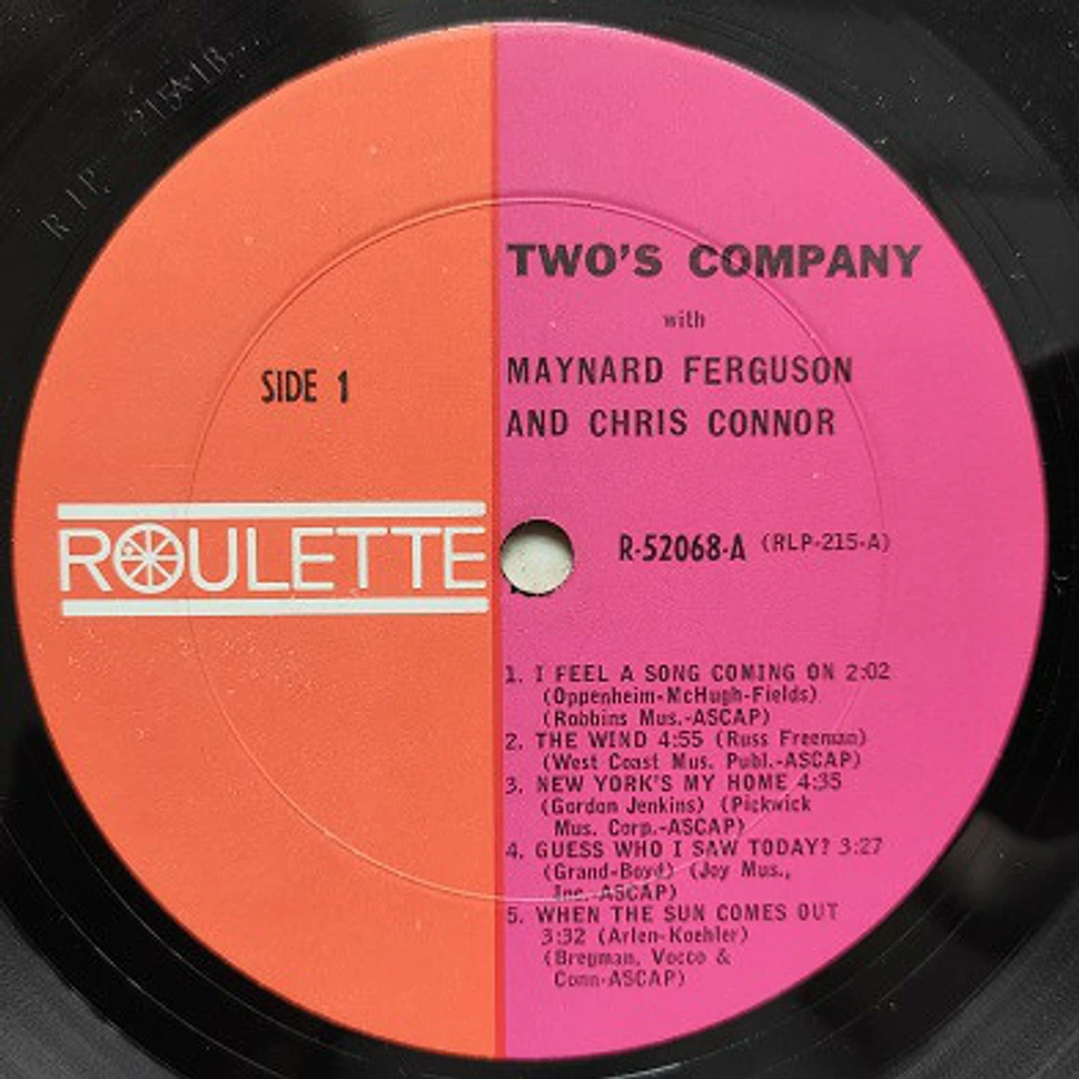 Maynard Ferguson And Chris Connor - Two's Company