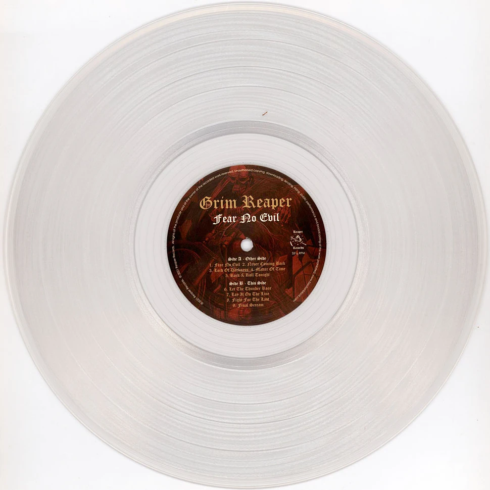 Grim Reaper - Fear No Evil Clear Vinyl Edition