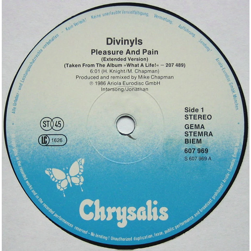 Divinyls - Pleasure And Pain