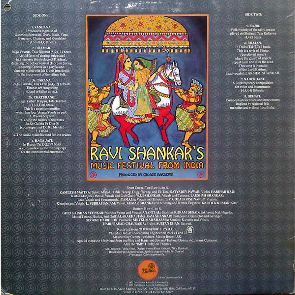 Ravi Shankar - Ravi Shankar's Music Festival From India