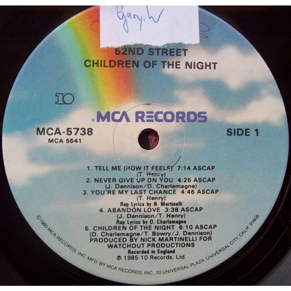 52nd Street - Children Of The Night