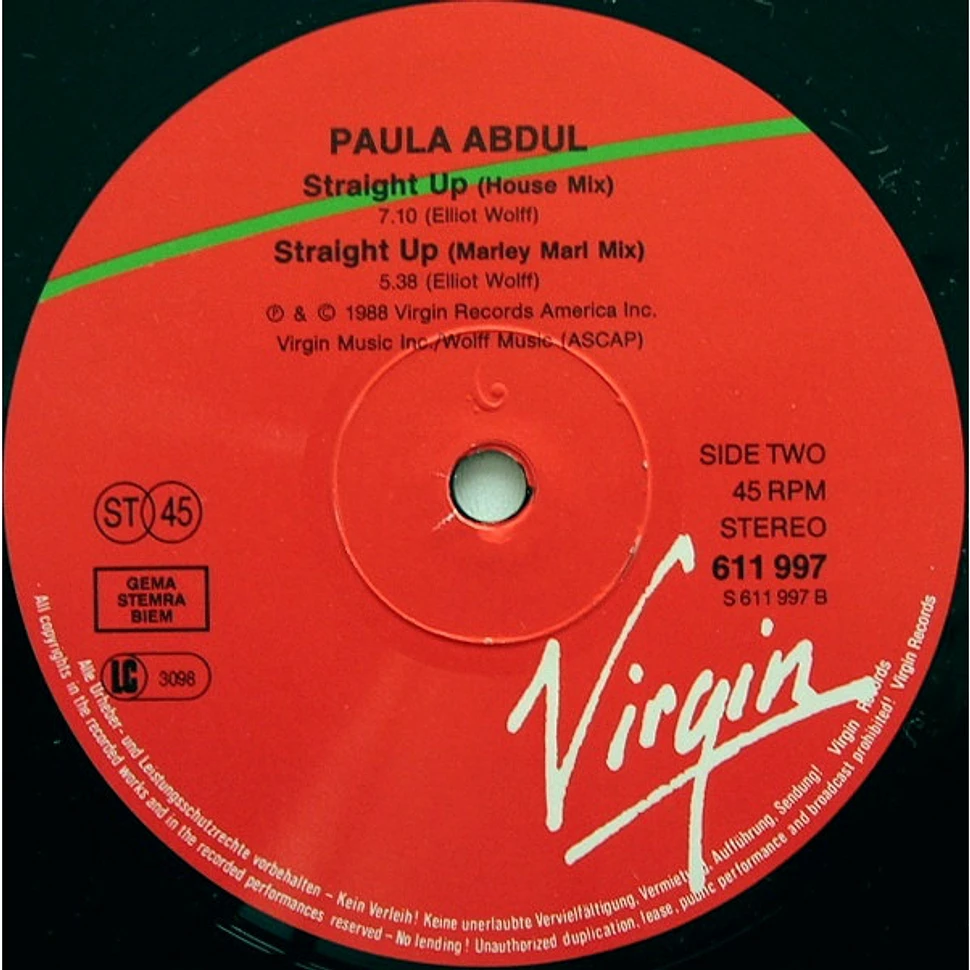 Paula Abdul - Straight Up